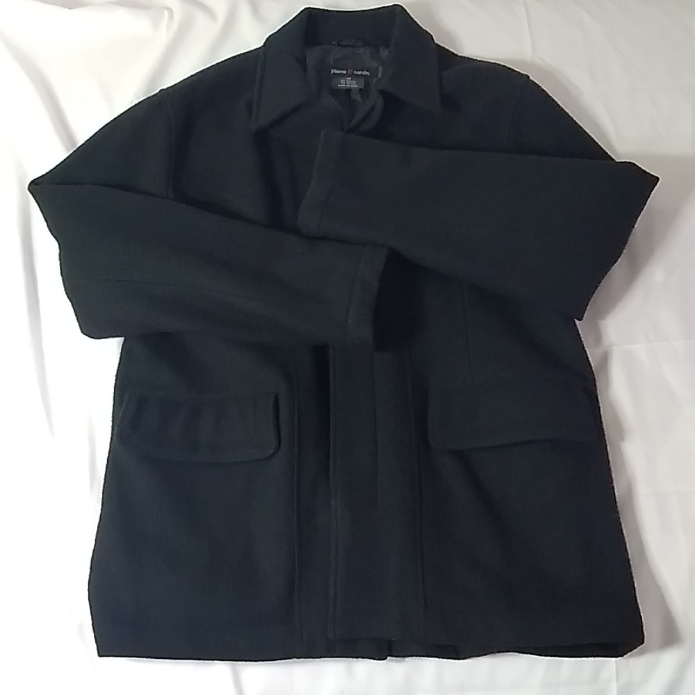 PIERRE CARDIN COAT BLACK MEDIUM - Picture 3 of 15
